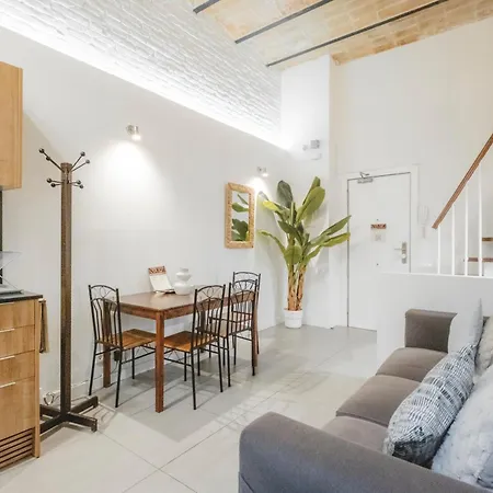 Апартаменты Chic Poble Nou Loft Terrace & Close To The Барселона
