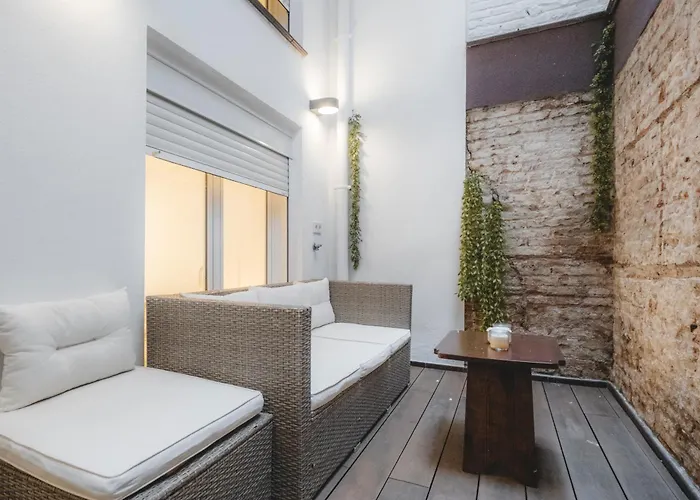 Chic Poble Nou Loft Terrace & Close To The شقة