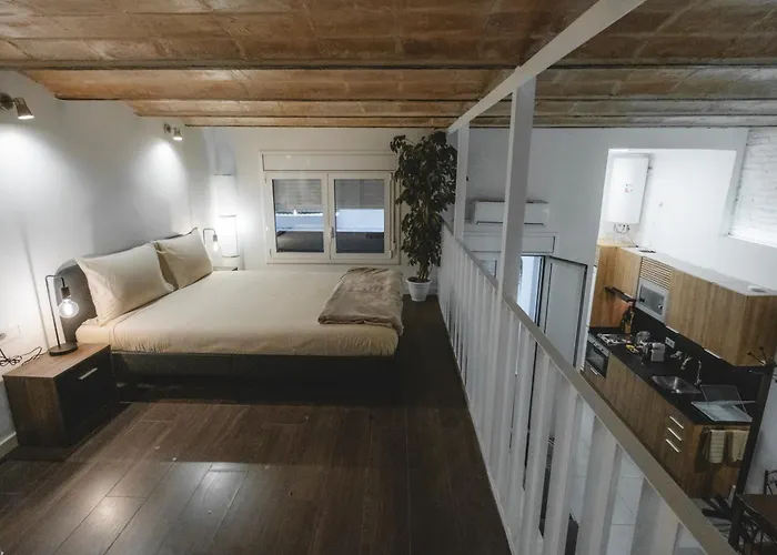 Chic Poble Nou Loft Terrace & Close To The برشلونة